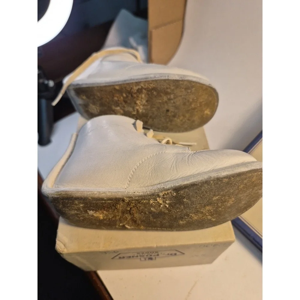 Dr. Posner Scientific Shoes for Babies Size 4 1/2 E White Vtg. With Box Rare